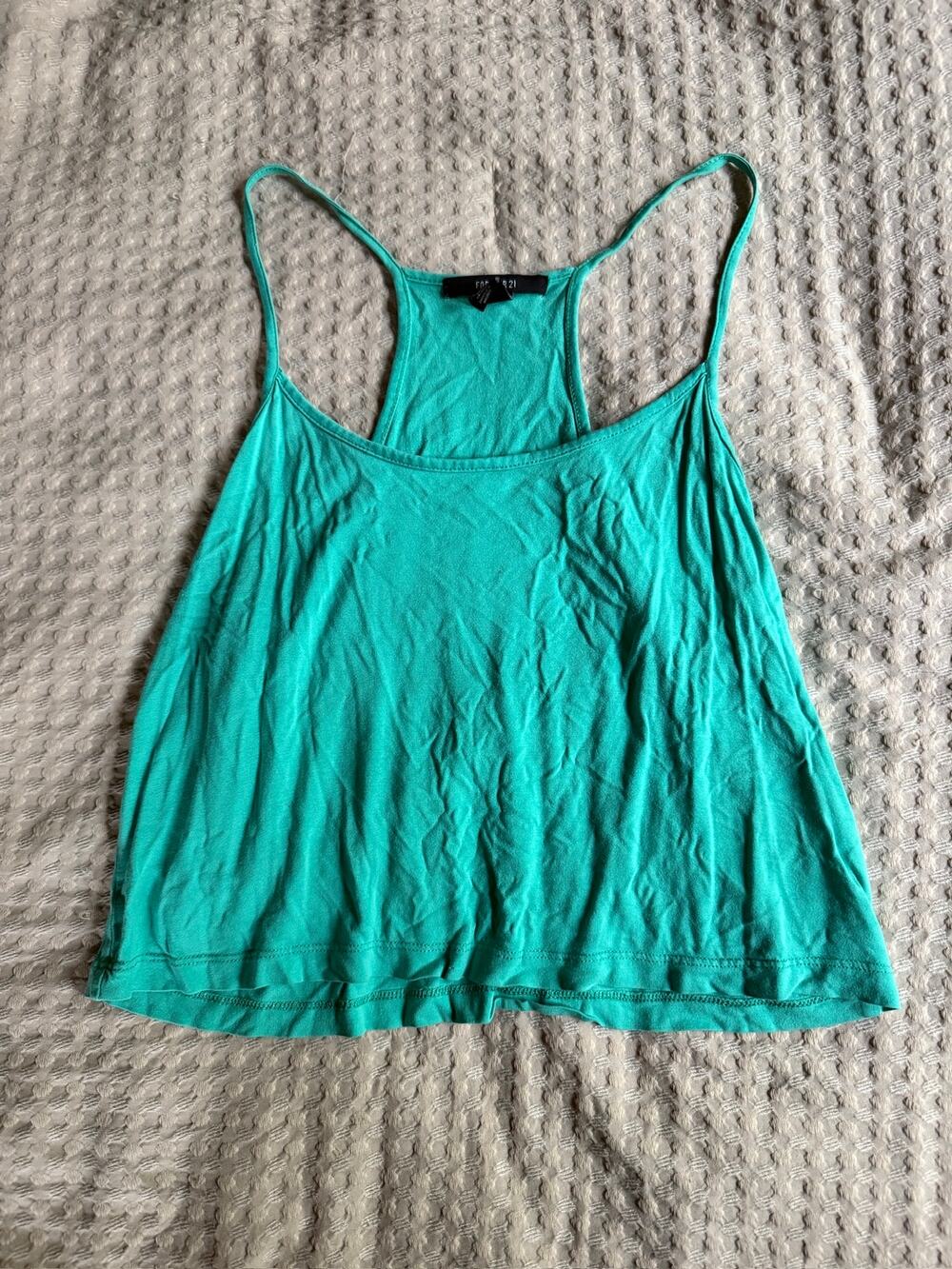 Forever 21 Teal Tank Top